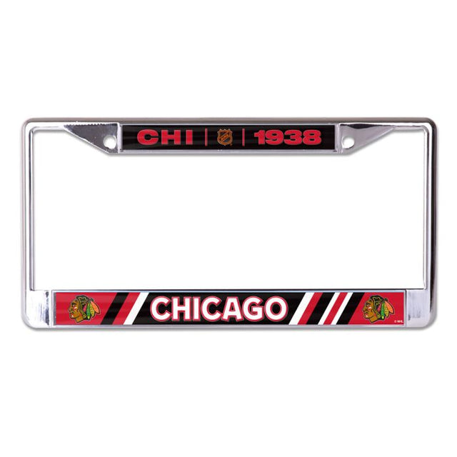 Chicago Blackhawks Special Edition Lic Plt Frame S/L Printed