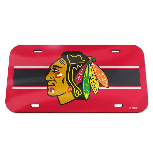 Chicago Blackhawks Specialty Acrylic License Plate