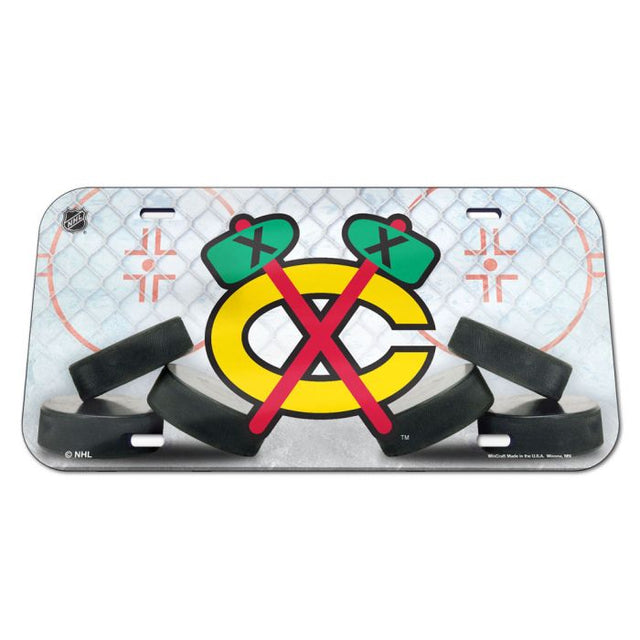 Chicago Blackhawks Specialty Acrylic License Plate