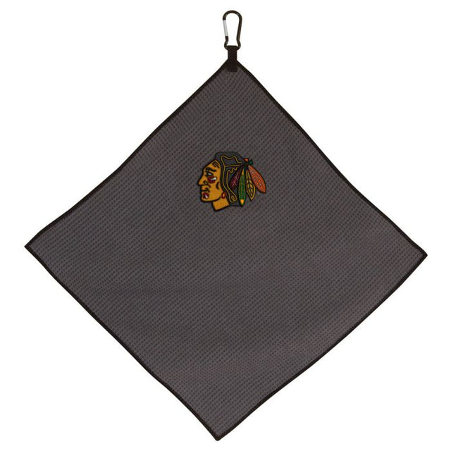 Chicago Blackhawks Towel - Grey Microfiber 15" x 15"