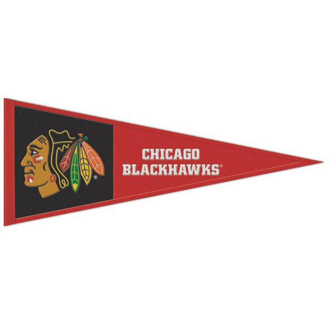 Chicago Blackhawks Wool Pennant 13" x 32"