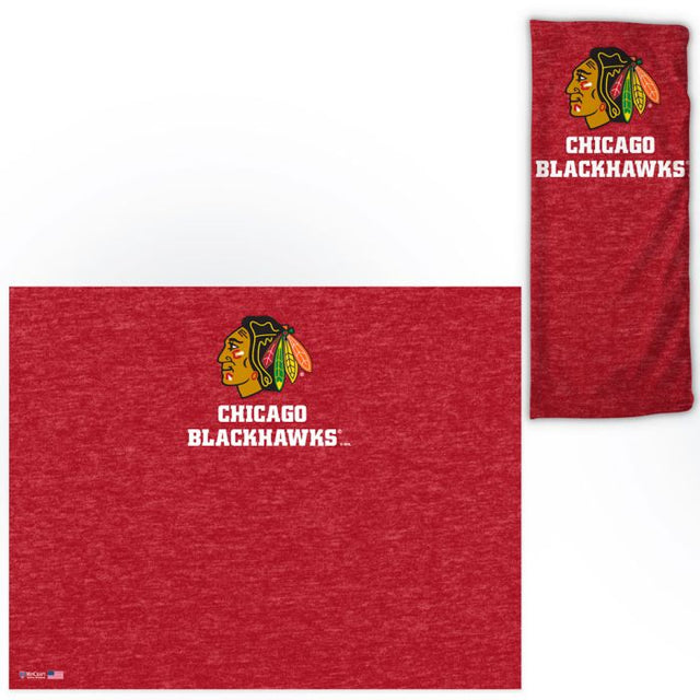 Envolturas para fanáticos con motivos jaspeados de los Chicago Blackhawks