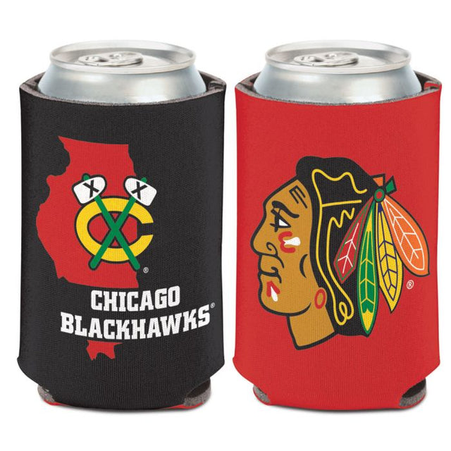 Enfriador de lata estatal Chicago Blackhawks, 12 oz.