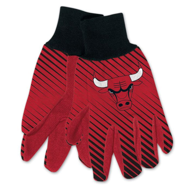 Guantes de dos tonos para adultos de los Chicago Bulls