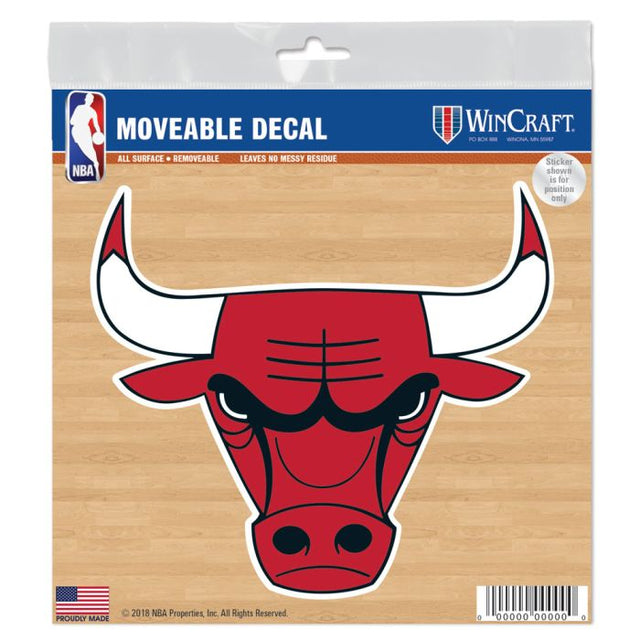 Chicago Bulls All Surface Decal 6" x 6"