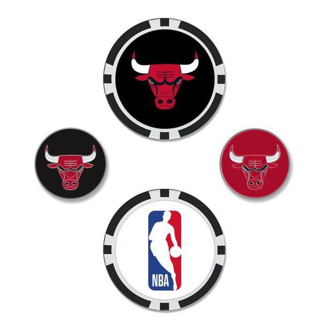 Chicago Bulls Ball Marker Set of four