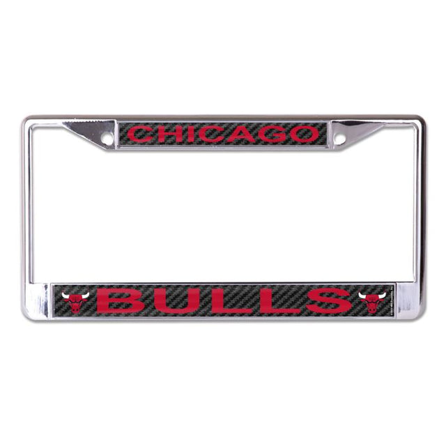 Chicago Bulls CARBON Lic Plt Frame S/L Printed