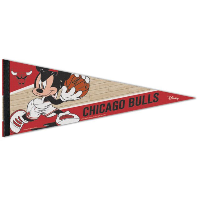 Banderín premium de los Chicago Bulls/Disney de 12" x 30"