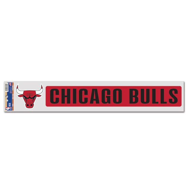 Calcomanías para fanáticos de los Chicago Bulls de 3" x 17"