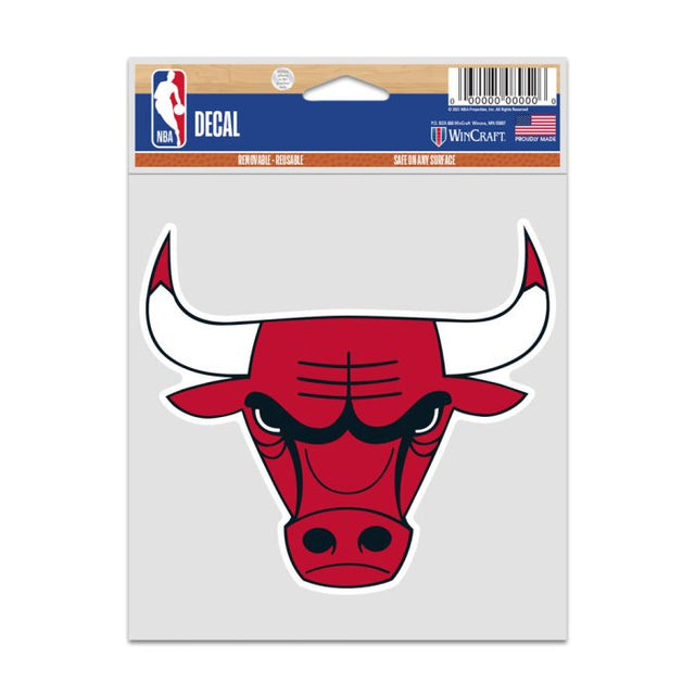 Calcomanías para fanáticos de los Chicago Bulls de 3,75" x 5"