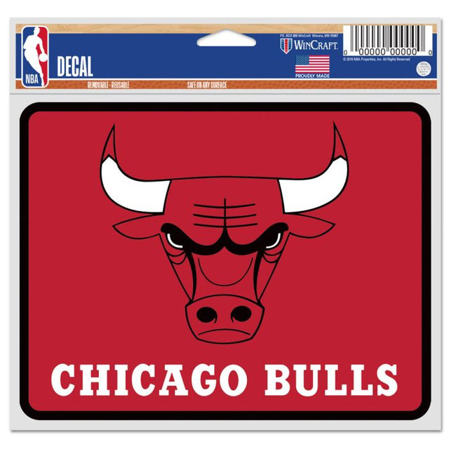 Calcomanías para fanáticos de los Chicago Bulls de 5" x 6"