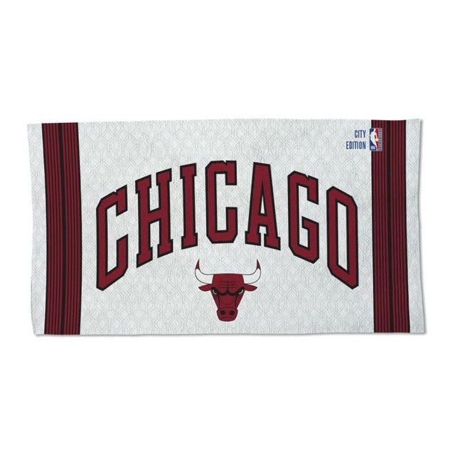 Toalla de vestuario de un solo lado a todo color de los Chicago Bulls