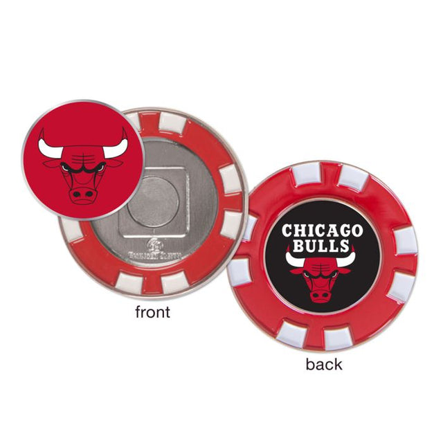 Marcador de fichas de póquer de golf de los Chicago Bulls