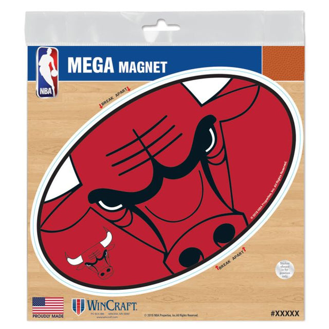 Imanes para exteriores de los Chicago Bulls, 6" x 6"