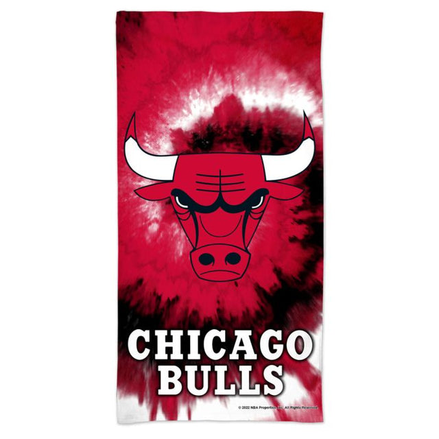 Toalla de playa Spectra de los Chicago Bulls TDYE de 30" x 60"