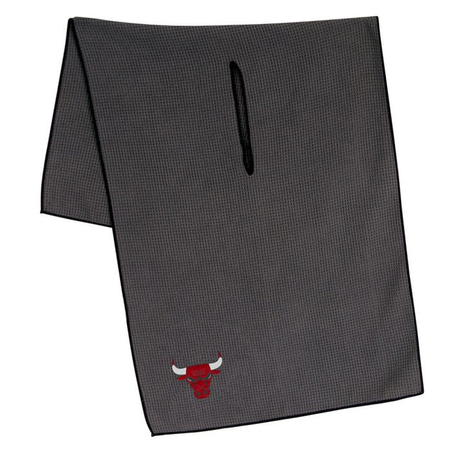 Chicago Bulls Towel - Grey Microfiber 19" x 41"