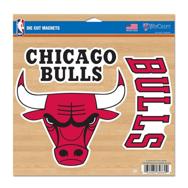 Chicago Bulls Vinyl Magnet 11" x 11"