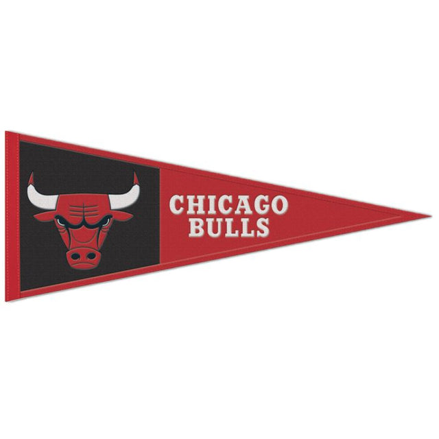 Banderín de lana de los Chicago Bulls de 13" x 32"