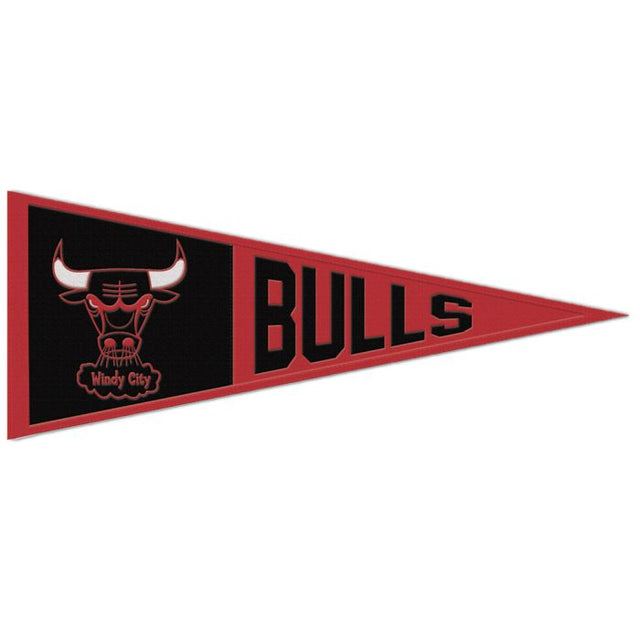 Banderín de lana de los Chicago Bulls de 13" x 32"