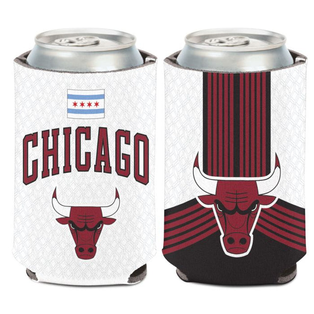 Enfriador de lata de 12 oz con forma de ciudad de Chicago Bulls.