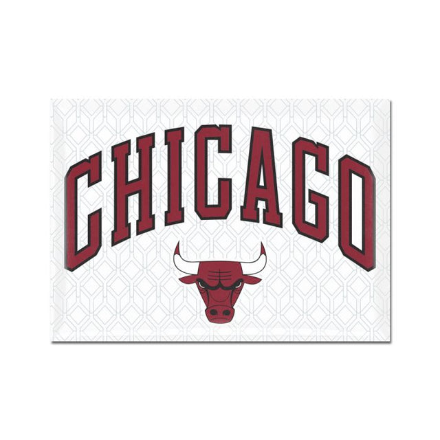 Imán de metal de la ciudad de Chicago Bulls de 2,5" x 3,5"