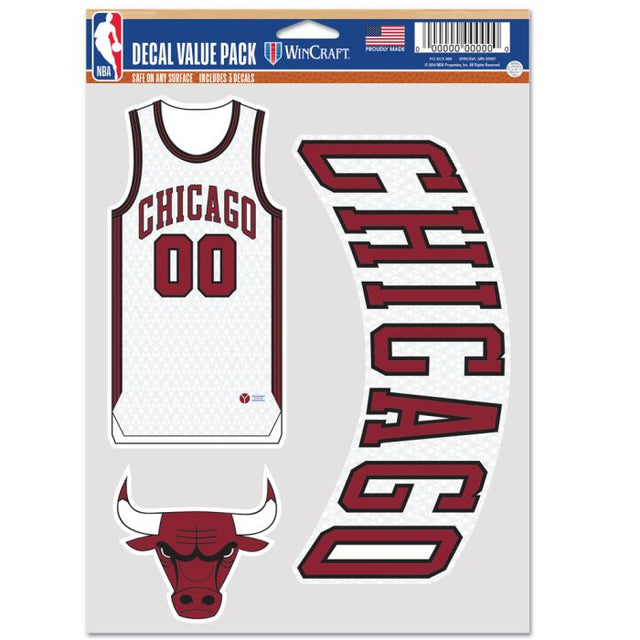 Paquete multiusos para 3 fanáticos de los Chicago Bulls