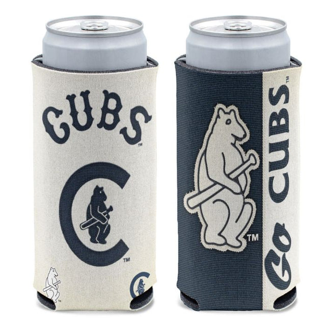 Enfriador de latas delgado de 12 oz de los Chicago Cubs