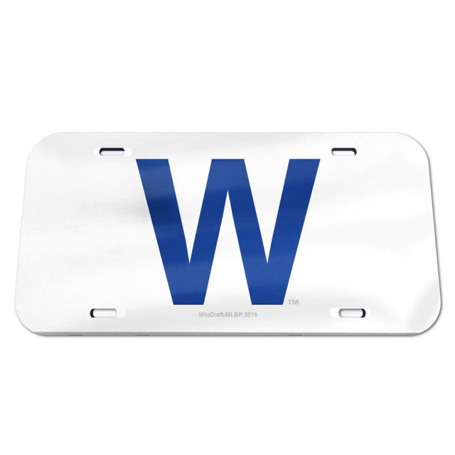 Chicago Cubs Acrylic Classic License Plates