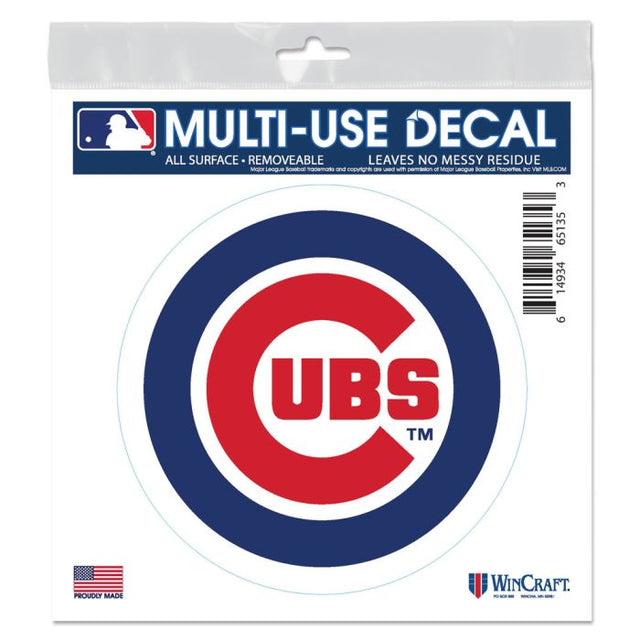 Chicago Cubs All Surface Decal 6" x 6"