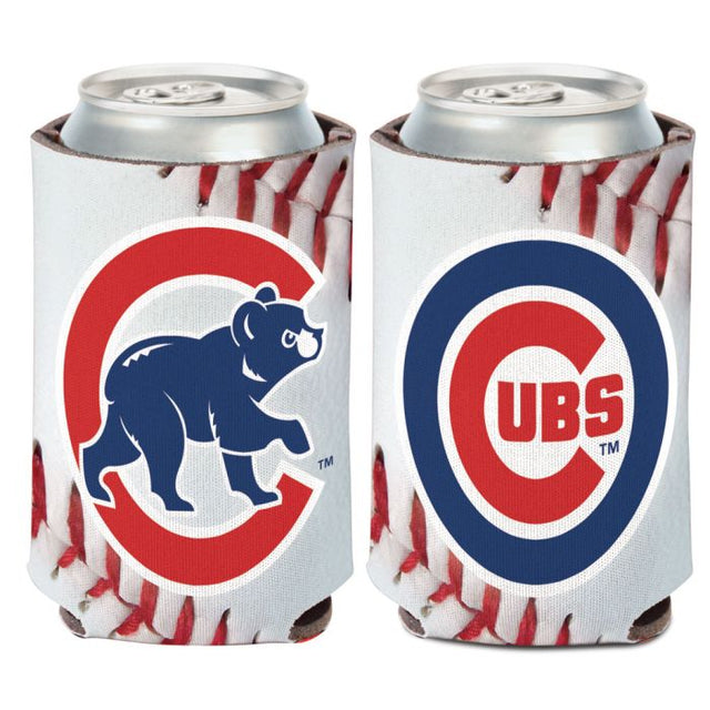 Enfriador de lata con diseño de pelota de los Chicago Cubs, 12 oz.