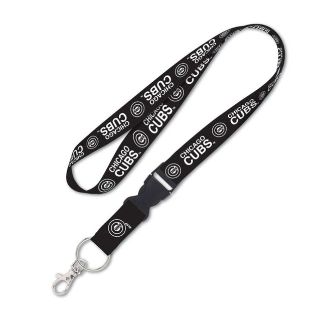 Chicago Cubs BLACKOUT Lanyard w/detachable buckle 1"