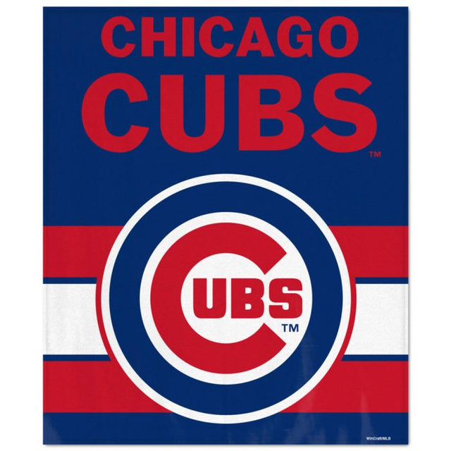 Manta de los Chicago Cubs: ultra suave, 50" x 60"