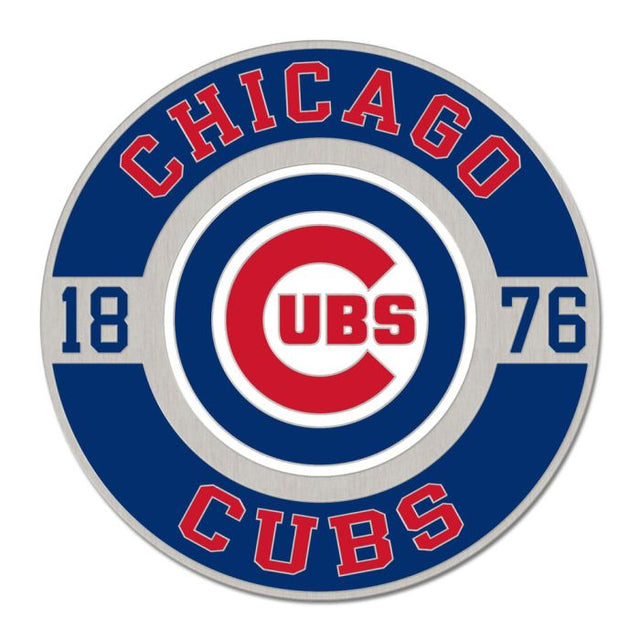 Chicago Cubs CIRCLE ESTABLISHED Collector Enamel Pin Jewelry Card