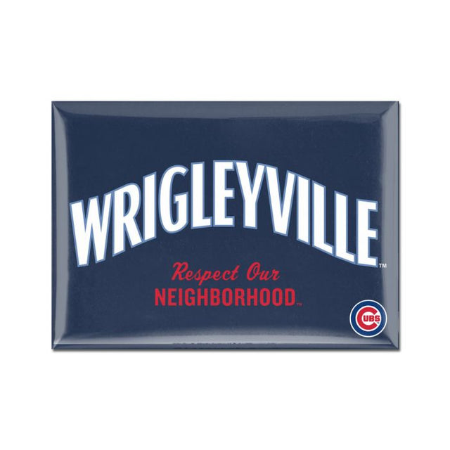 Chicago Cubs CITY Metal Magnet 2.5" x 3.5"