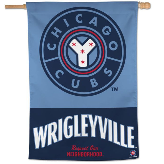 Chicago Cubs CITY Vertical Flag 28" x 40"