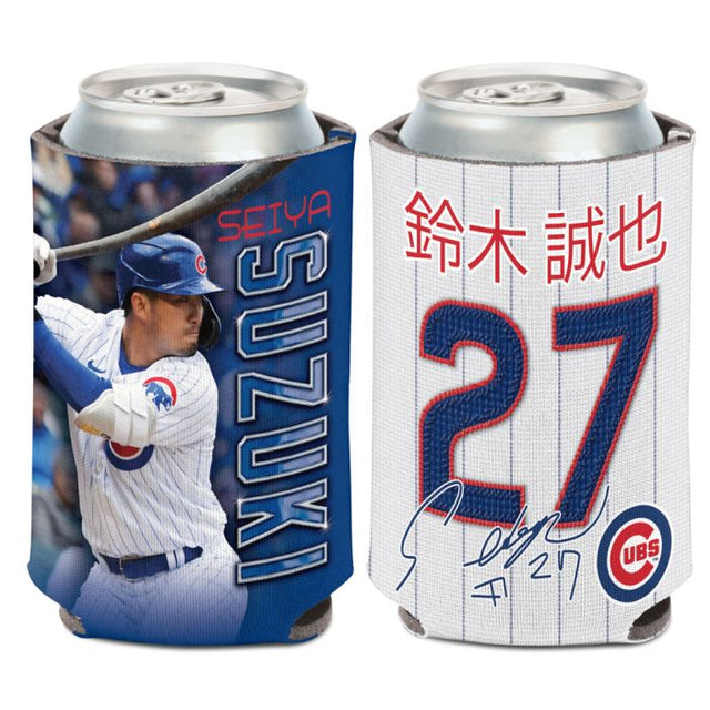 Enfriador de latas de 12 onzas de los Chicago Cubs de Seiya Suzuki