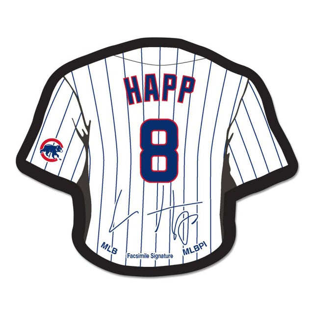 Tarjeta de joyería con pin de colección de los Chicago Cubs de Ian Happ