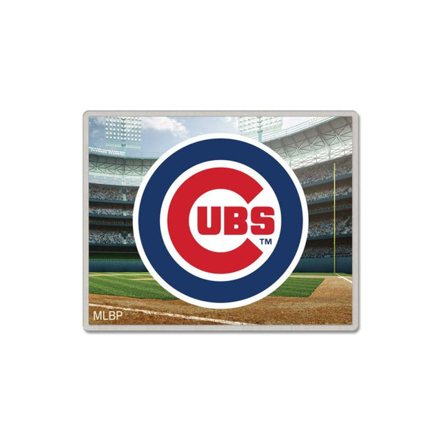 Tarjeta de joyería con pin de colección de los Chicago Cubs