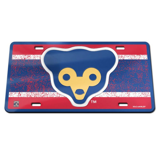 Chicago Cubs / Cooperstown COOPERSTOWN Specialty Acrylic License Plate