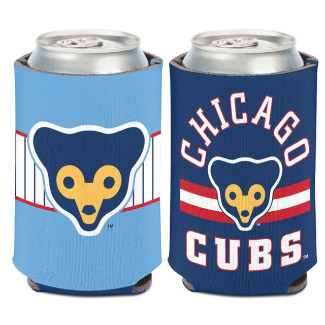 Enfriador de latas Chicago Cubs / Cooperstown STRIPE de 12 oz.