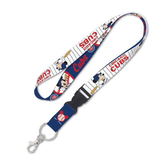 Cordón de Mickey de los Chicago Cubs/Disney con hebilla desmontable de 1"