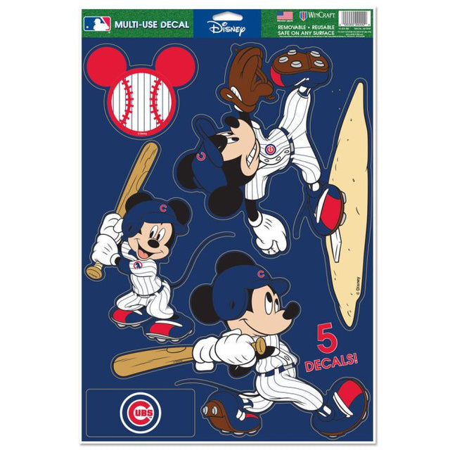 Chicago Cubs / Disney MICKEY Multi-Use Decal 11" x 17"