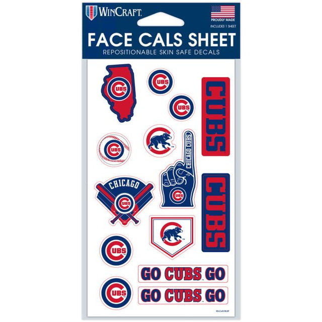 Chicago Cubs Face Cals 4" x 7"