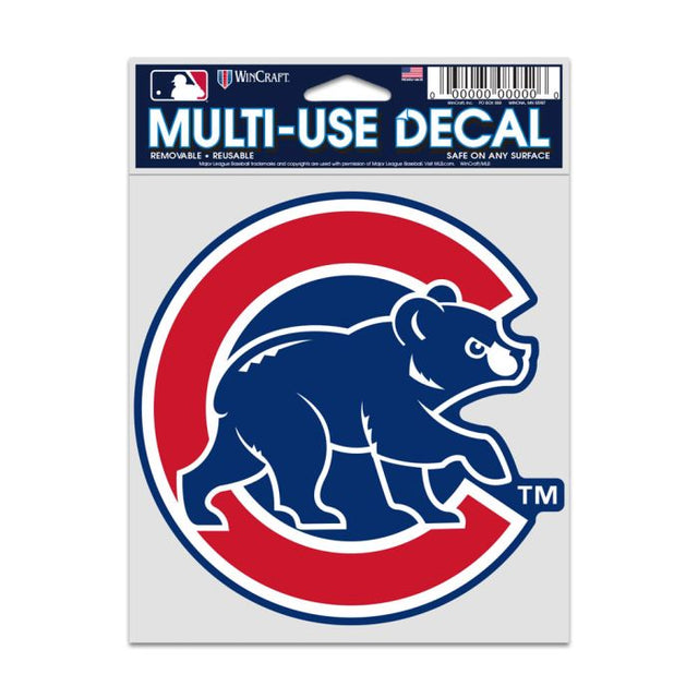 Calcomanías para fanáticos de los Chicago Cubs de 3,75" x 5"