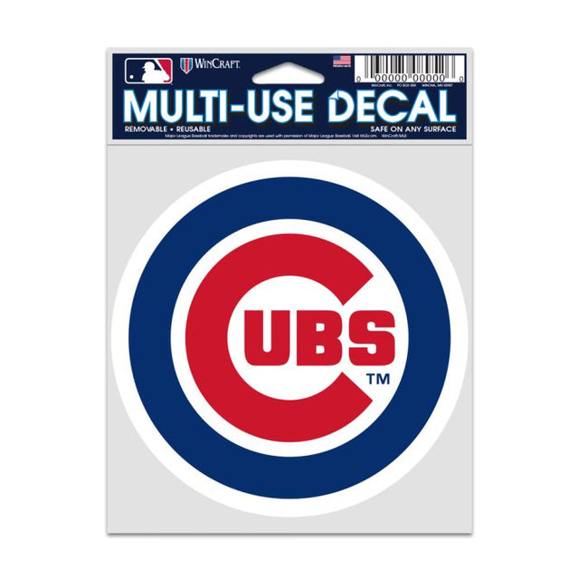 Calcomanías para fanáticos de los Chicago Cubs de 3,75" x 5"