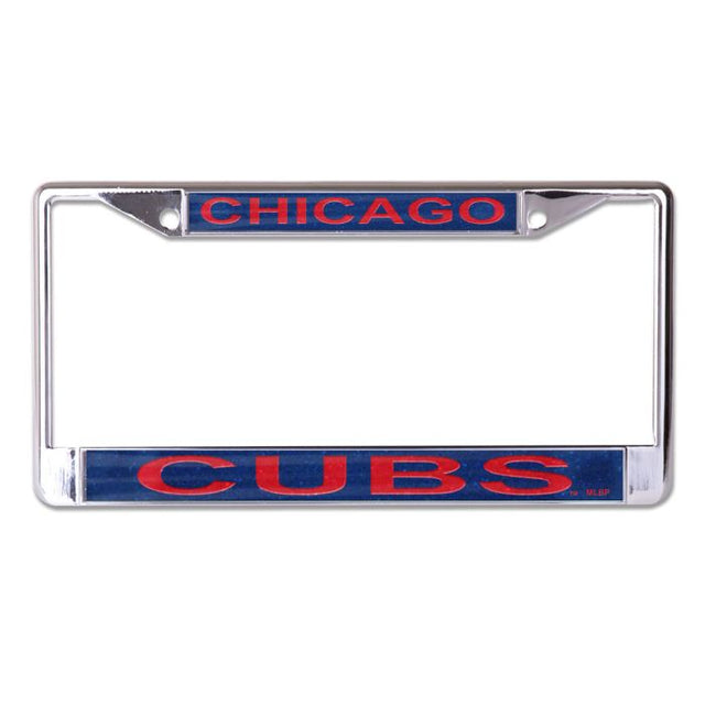 Marco impreso con licencia GLITTER de los Chicago Cubs, talla S/L