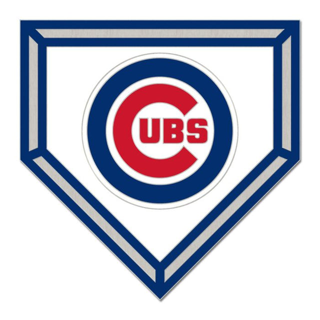 Chicago Cubs HOME PLATE Collector Enamel Pin Jewelry Card