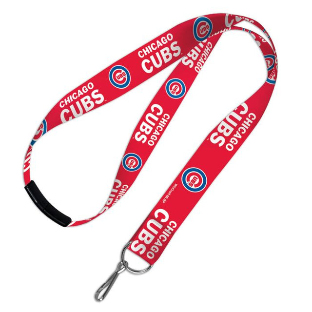 Cordones de los Chicago Cubs con cierre de seguridad de 1"