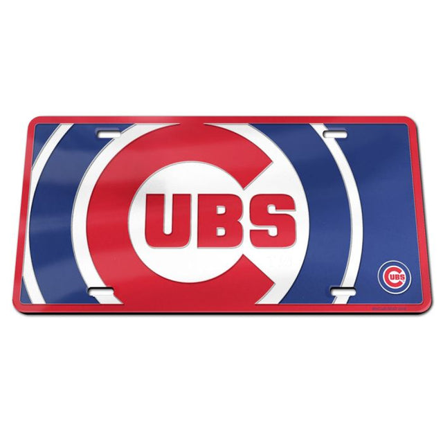 Chicago Cubs MEGA Specialty Acrylic License Plate