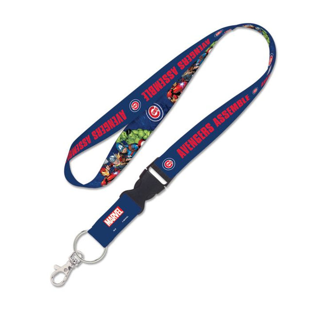 Chicago Cubs / Marvel (c) 2021 MARVEL Lanyard w/detachable buckle 1"